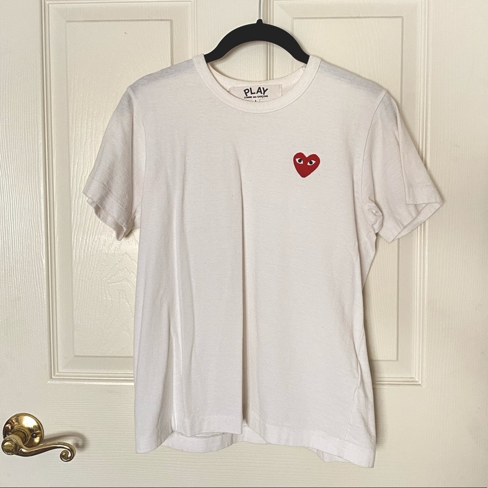CDG Play Patch Shirt